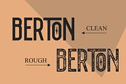 BERTON - Clean and Rough, a Sans Serif Font by Haksen (Thumbnail 2 of 8)