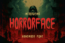 Horrorface - A Handmade Horror Font