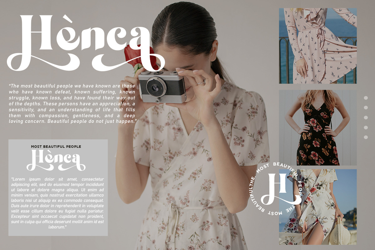 Evaline, a Sans Serif Font by Say Studio (Photo 4 of 17)