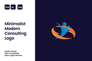 Minimalist Modern Consulting Logo, a Branding & Logo Template by Luxury Logos (Thumbnail 1 of 4)