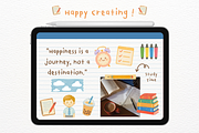 Daily Study Goodnotes Stickers, an Illustration by mimimeow (Thumbnail 3 of 3)