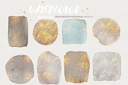 Rose Gold Glitter Shapes Bundle, a Texture Graphic by by creative paper (Thumbnail 28 of 47)