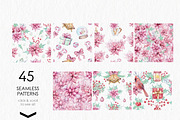 Watercolor Romantic Christmas, a Seasonal Illustration by katmonne (Thumbnail 15 of 16)