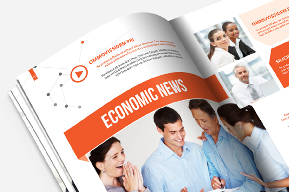 Annual Report & Brochure, a Brochure Template by Templatepickup (Photo 3 of 5)