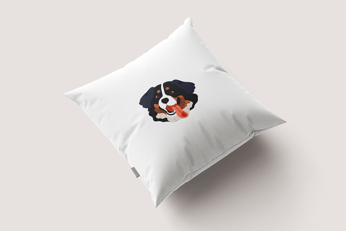 Cute bernese mountain dog set, an Animal Illustration by Good Studio (Photo 4 of 6)