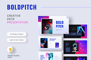 BoldPitch – Modern Google Slides, a Presentation Template by New Coral Design (Thumbnail 1 of 6)