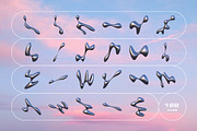 3D Liquid Metal - 122 illustrations, an Object Graphic by assetpro.design (Thumbnail 9 of 10)