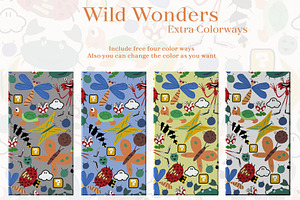 Wild Wonders Motifs & Pattern