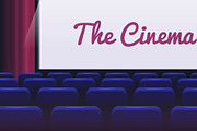 Empty cinema hall. Movie screen, an Object Graphic by Stock-Smart-Start (Thumbnail 3 of 3)