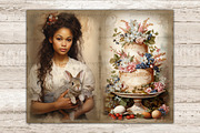 Victorian Easter Junk Journal Kit, a Seasonal Illustration by GlamArtZhanna (Thumbnail 9 of 10)