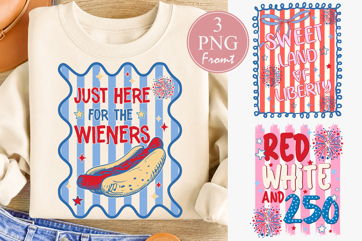 4th of July Patriotic Sublimation, a Seasonal Illustration by Rose Art (Photo 1 of 3)