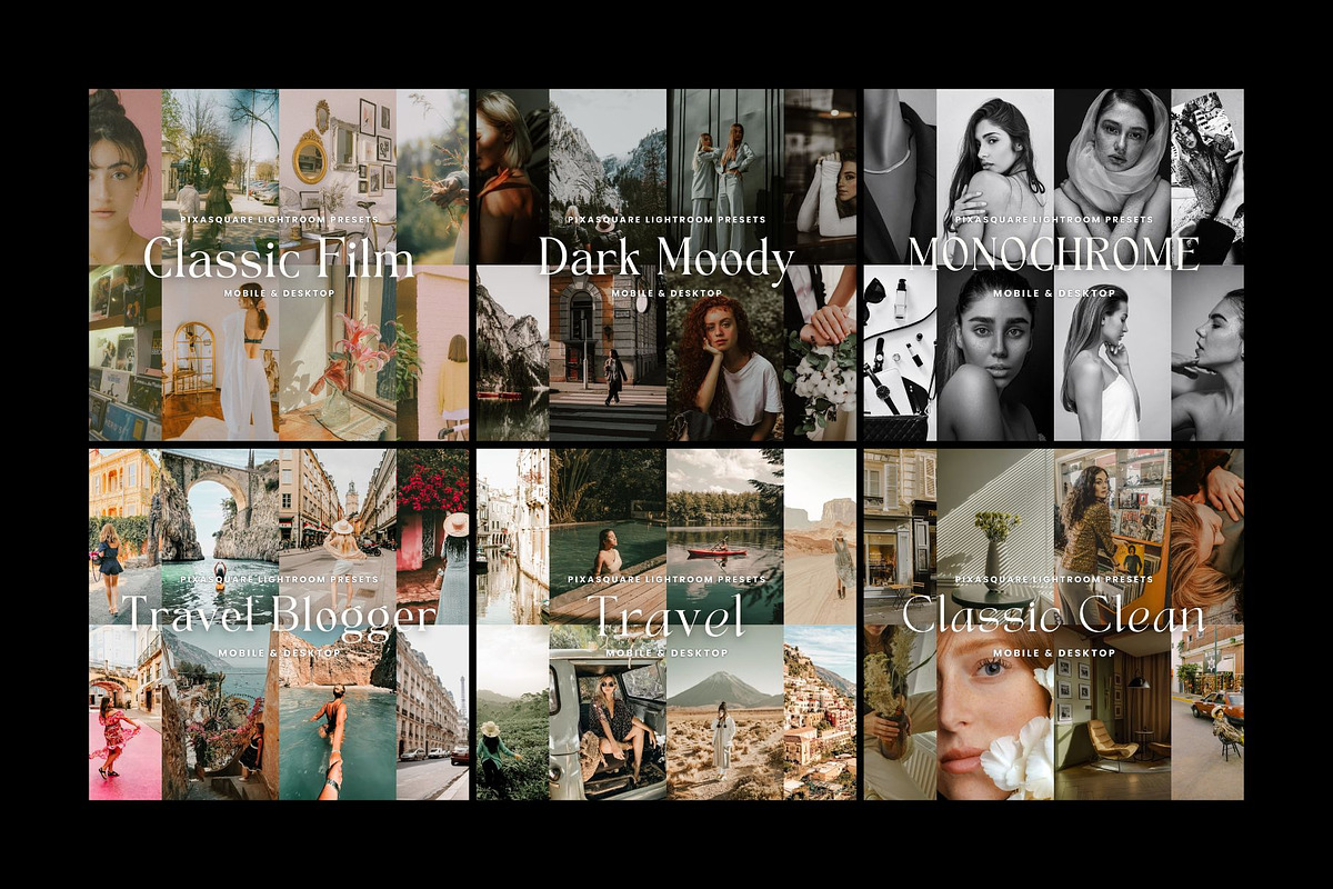 600+ Lightroom Preset Bundle, a Preset Add-On by PixaSquare (Photo 3 of 12)