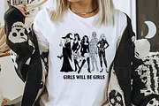 Girls Will Be Girls PNG SVG, a Seasonal Illustration by Rose Art (Thumbnail 2 of 5)