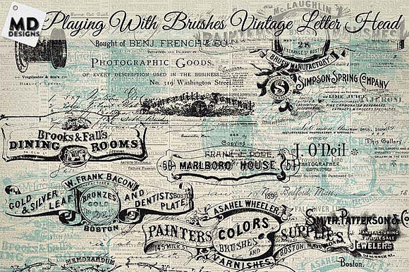 Vintage Letter Head