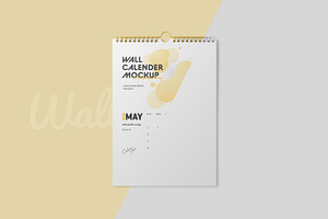 Wall Calendar Mockup