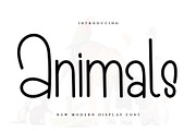 Animals, a Serif Font by FreshTypeINK (Thumbnail 1 of 7)