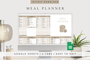 Digital Menu Template Google Sheets, a Templates & Theme by BRANDcontent (Thumbnail 1 of 7)