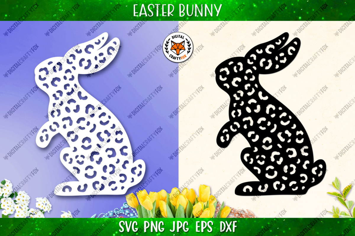 Easter Bunny Collection,Floral Bunny, an Animal Illustration by Digital_Craftyfox (Photo 13 of 20)