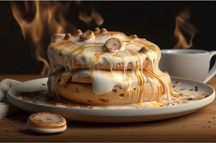 Norwegian creme brulee layered, a Food & Drink Photo by Ylivdesign
