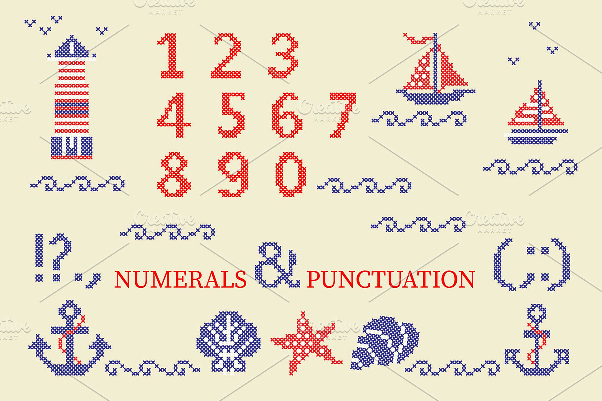 LOVELY-DAY-COLOR-CROSSSTICH font preview 3
