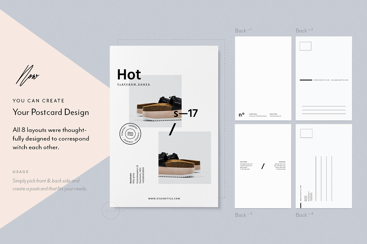 Set of Promo Cards • Éva, a Flyer Template by Nonola (Photo 6 of 9)
