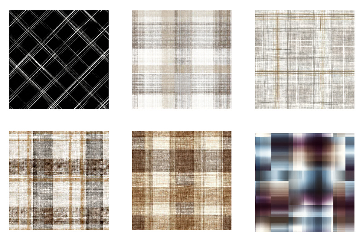 Plaid Seamless Pattern Bundle, a Pattern Graphic by CreationArt (Photo 2 of 7)