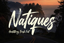 Natiques - Handlettering Brush Font
