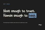 Mix Penny Press - Neat Handwriting, a Handwritten Font by Mix Fonts (Thumbnail 10 of 10)