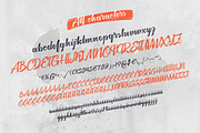 Hardwatt script, a Script Font by Gleb Guralnyk (Thumbnail 4 of 5)