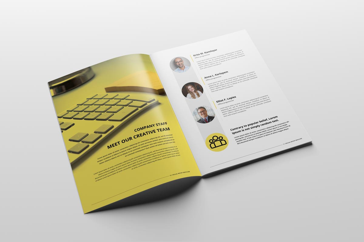 Annual Report Brochure, a Brochure Template by New Lines (Photo 3 of 7)