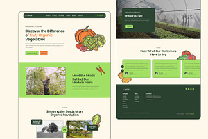 FreshField // Food Business Template