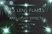 Lens flare effects, a Texture Graphic by SHMEL_Studio (Thumbnail 1 of 5)