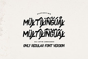 Hack Brush & SVG Font, a Handwritten Font by Cruzine (Thumbnail 7 of 8)