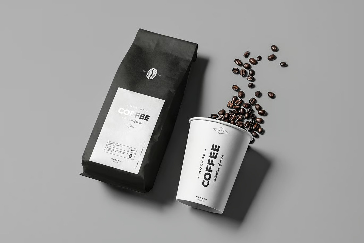 Coffee Mock-up, a Product Mockup by zippypixelstudio (Photo 2 of 7)