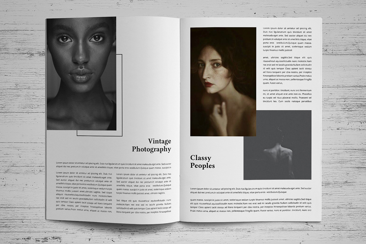 Magazine Indesign Template, a Magazine Template by SamiSimply7 (Photo 4 of 9)