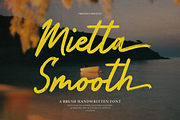 Mietta Smooth Brush Handwritten Font, a Handwritten Font by gracetype_studio (Thumbnail 1 of 12)