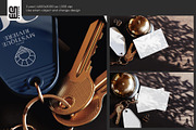 Hotel Card with Key Ring Mockup, an Advertising Mockup by SD Mockup (Thumbnail 4 of 4)