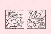 Bold & Easy Coloring Book Bundle, an Empty State Illustration by Neon Studio (Thumbnail 20 of 32)