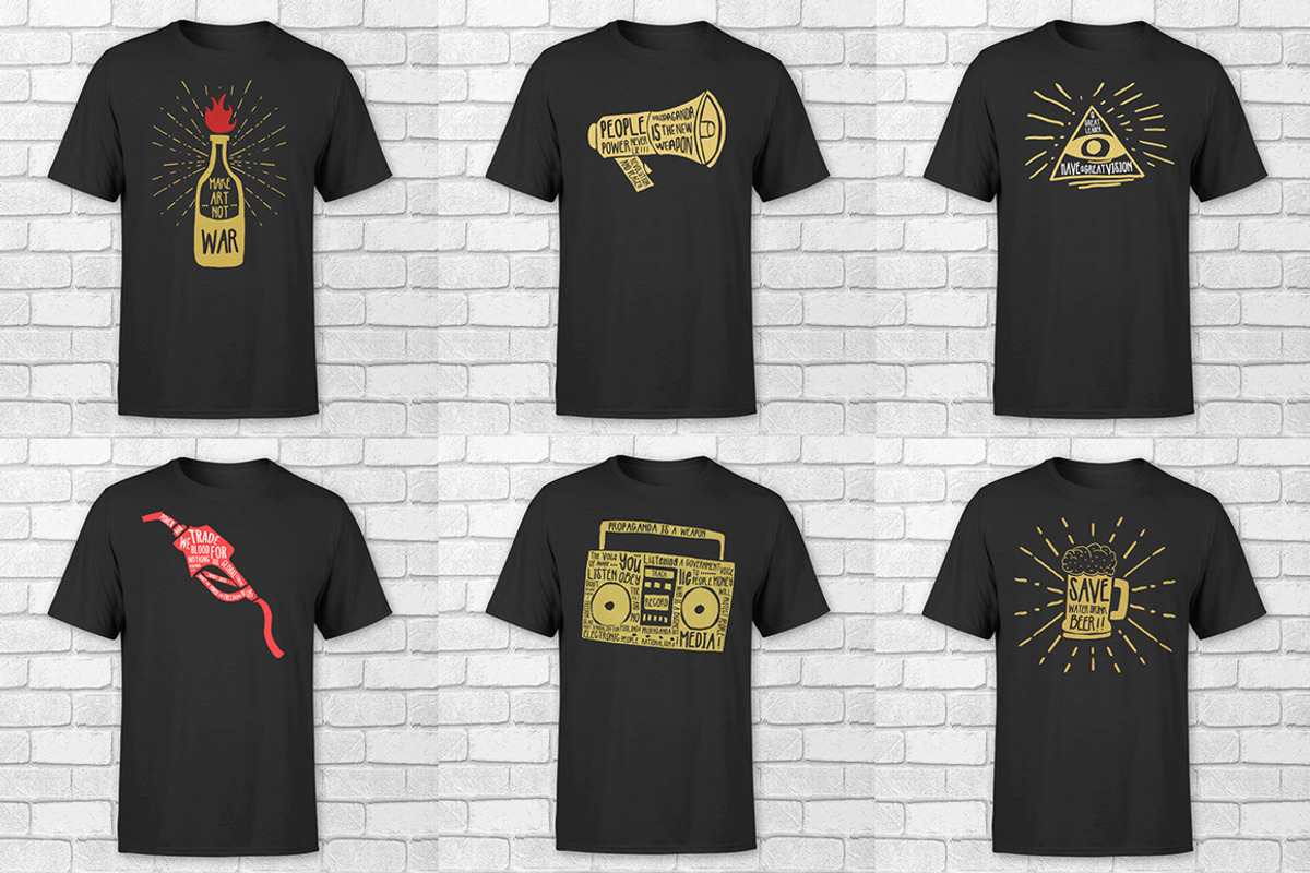 95 T-Shirt Designs, an Illustration by TSV Art Collective (Photo 10 of 17)