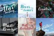 Khinta Script, a Script Font by FadeLine Studio (Thumbnail 6 of 6)