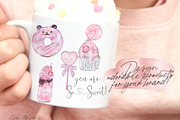 Sweet cafe Watercolour illustrations, an Illustration by Libby Wishes (Thumbnail 11 of 13)