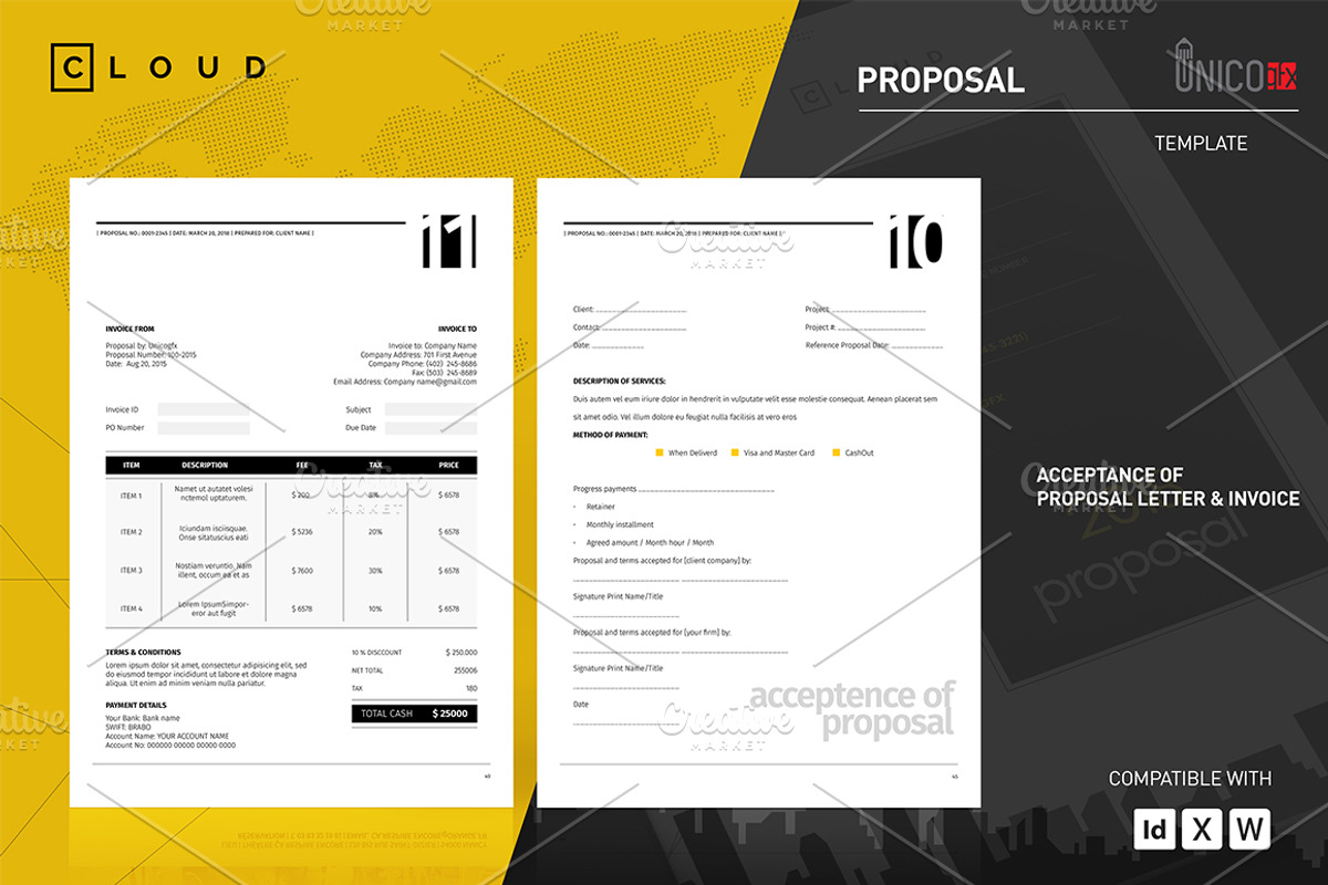 50 Page Full Proposal A4 / US Letter, a Stationery Template by Mastergfx (Photo 4 of 38)