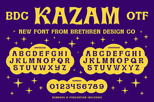 Kazam Display Font