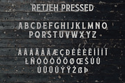 Retjeh Vintage Font Family, a Sans Serif Font by MuSan (Thumbnail 4 of 7)