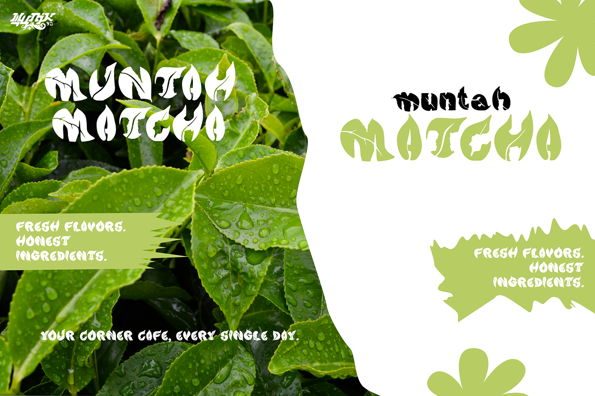 MABOK MATCHA, a Blackletter Font by MUNIK STUDIO 3D (Photo 2 of 6)