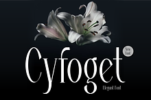 Cyfoget - Elegant Serif Font