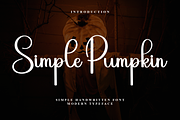 Simple Pumpkin, a Handwritten Font by InermediaSTUDIO (Thumbnail 1 of 7)