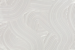 Abstract white color acrylic wave