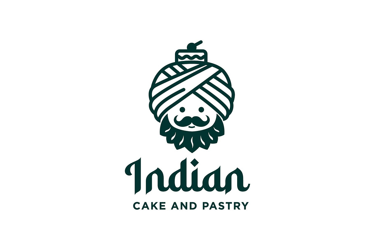 Turban Hat with cake pastry logo, a Branding & Logo Template by funpixel