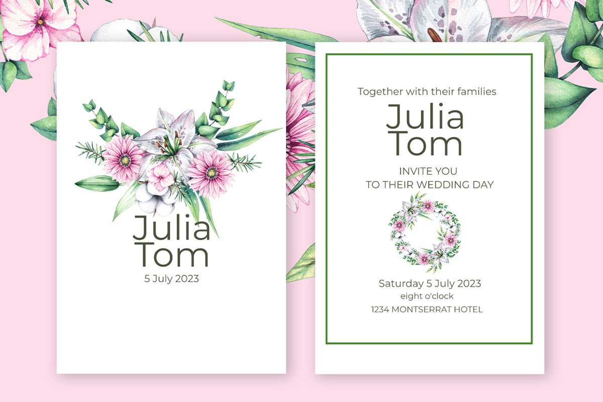 Birds in Bloom Watercolor Floral set, an Animal Illustration by SashaKondr (Photo 4 of 17)